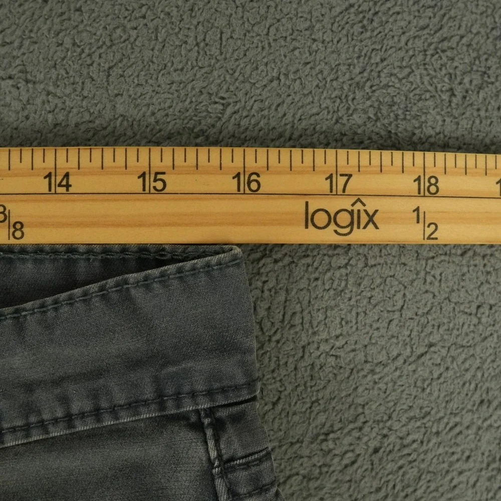 Levi's 508 Regular Taper‎ Jeans Mens Fits 32x29 Gray Stretch Denim Pants Classic
